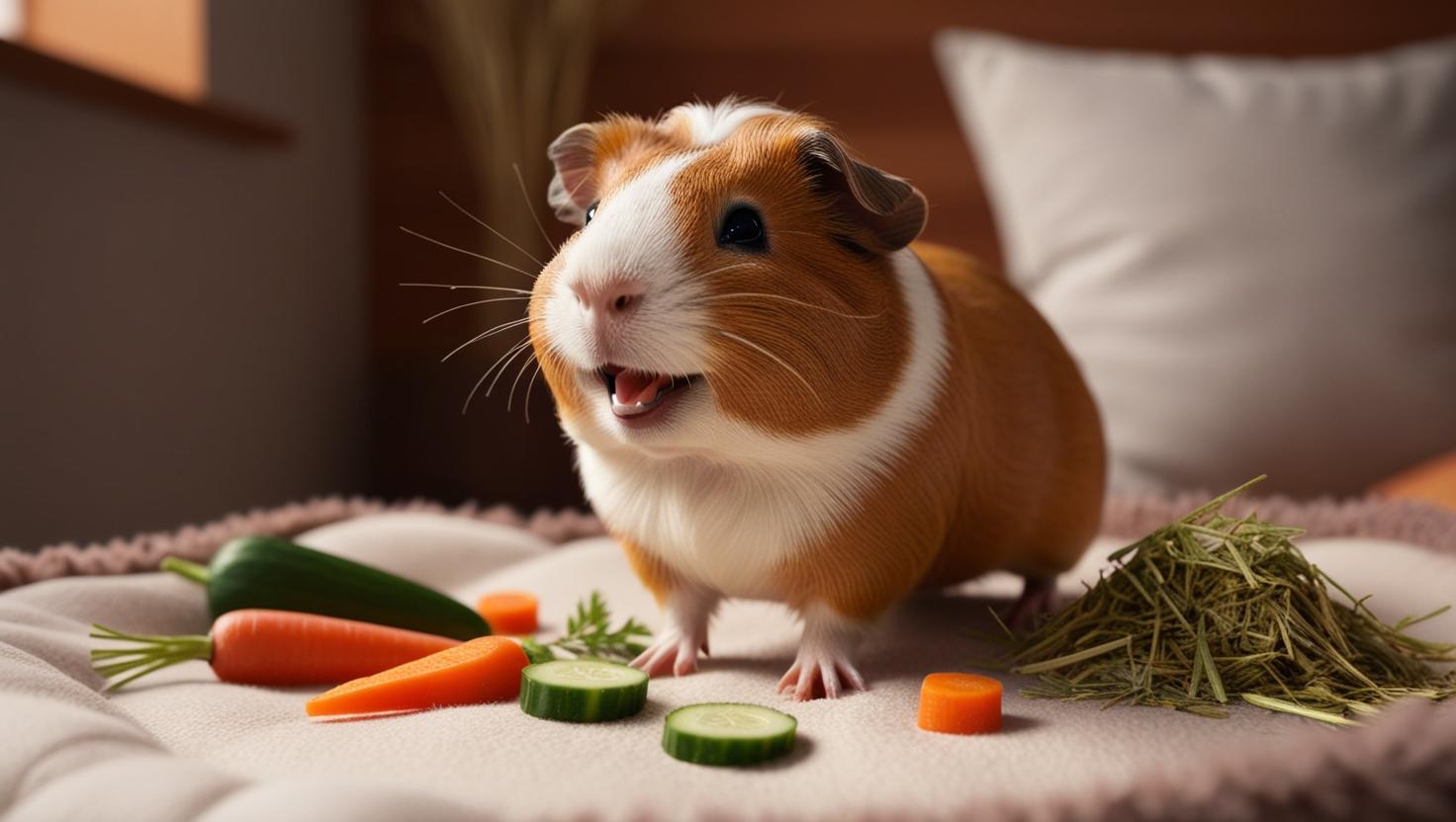 Jak świnka morska się cieszy?