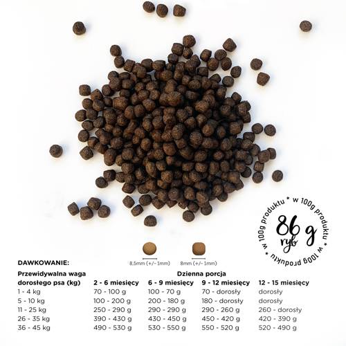 PAKA ZWIERZAKA Łosoś i słodkie ziemniaki 2kg sucha karma dla szczeniąt