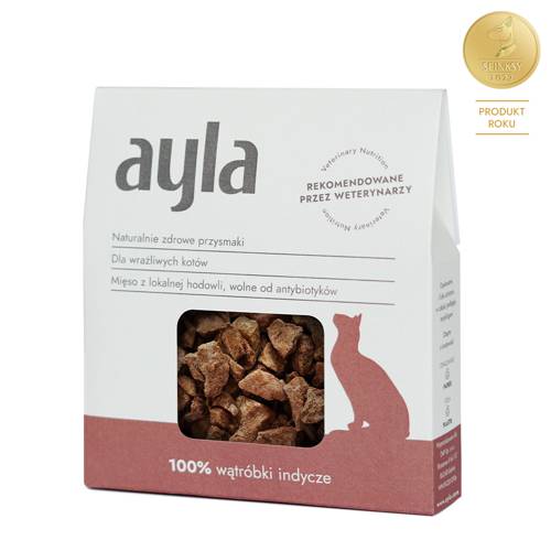 Przysmaki dla kota Ayla | Wątróbki indycze | Liofilizowane