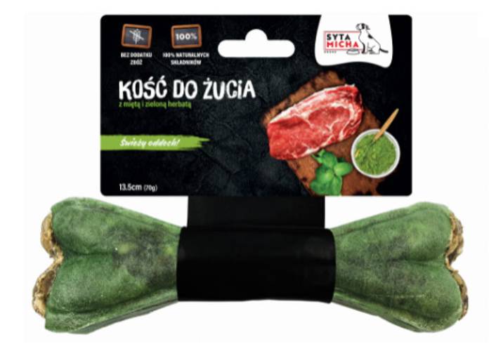 Kość do żucia na świeży oddech 13,5 cm Syta Micha