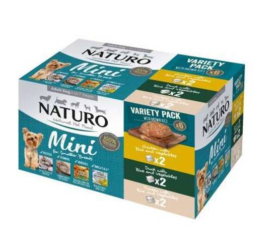 Naturo Adult Mini Variety Pack dla psa 6x150g