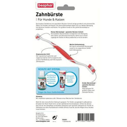 Szczoteczka do mycia zębów beaphar 3 szt.