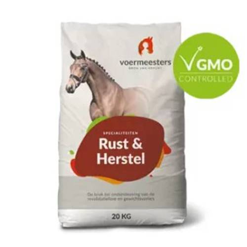 Rust & Herstel 20kg – pasza dla koni po kontuzjach, operacjach i koni otyłych - Voermeesters