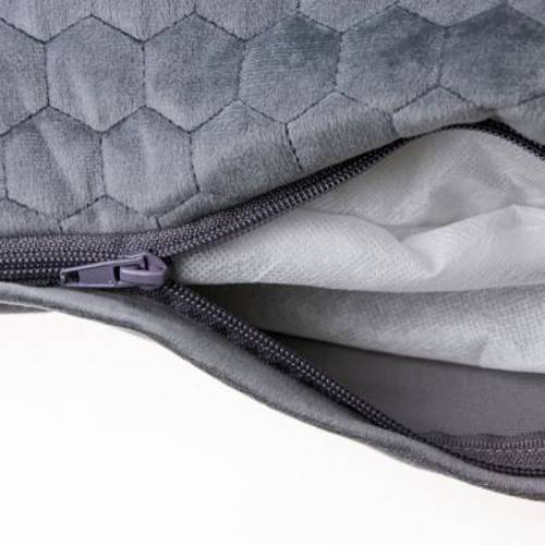 Karlie poduszka Velvet, ciemnoszara Dł. x szer.: 100 x 70 cm