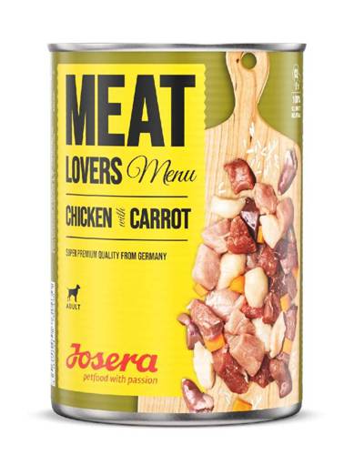 Josera Meatlovers Menu kurczak z marchewką  6x400g
