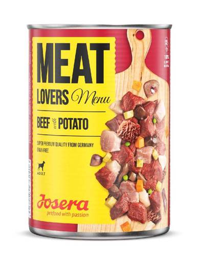 Josera Meatlovers Menu wołowina z ziemniakami 6x400g