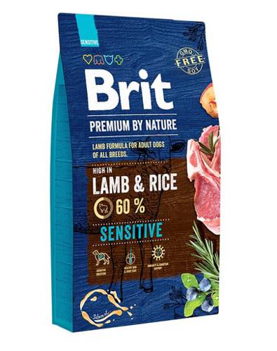 BRIT Premium By Nature Sensitive Lamb and rice 8 kg