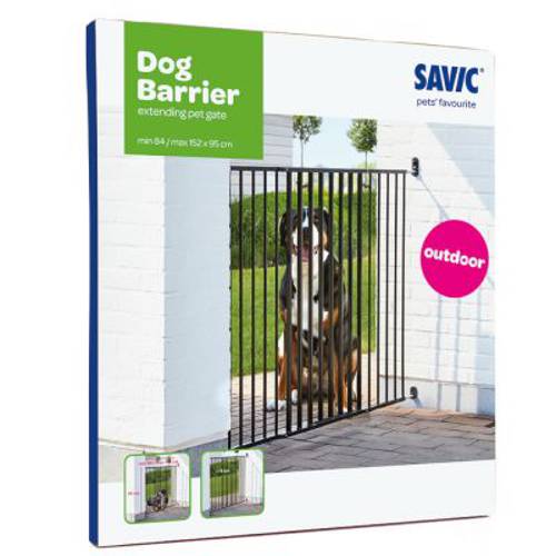 Bramka ograniczająca Savic Dog Barrier Outdoor Wysokość 95 cm, szerokość 84 -152 cm