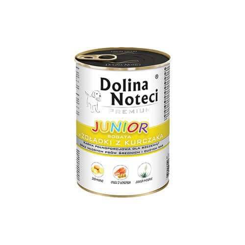 Dolina Noteci Junior Bogata w Żołądki w kurczaka 12x400g