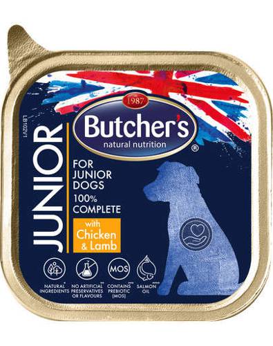Butcher's Junior z Kurczakiem i Jagnięciną 12x150g