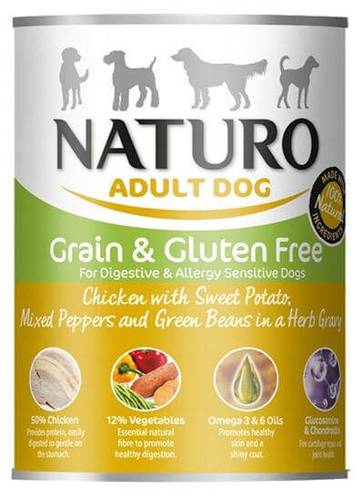 Naturo Grain Gluten Free kurczak 390g