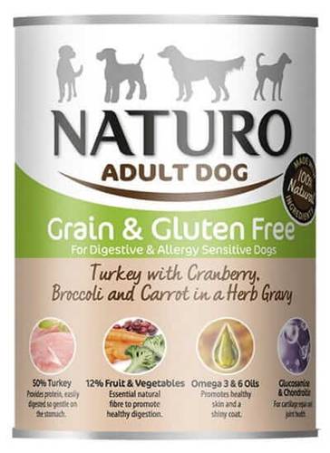 Naturo Grain Gluten Free indyk w sosie 390g