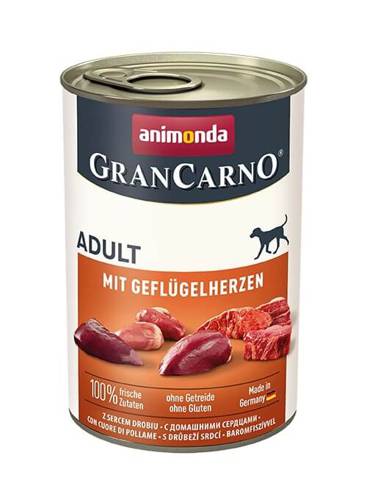 Animonda GranCarno 400g Adult Serca Drobiowe