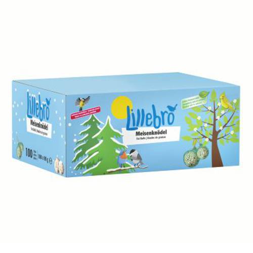 Lillebro Kule dla dzikich ptaków, 100 sztuk w kartonie 100 x 90 g (bez siatki)