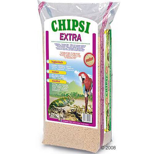 Chipsi Extra podłoże z trocin bukowych 15 kg, XXL-ziarna