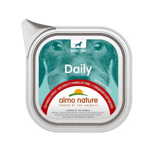 Almo Nature Daily z wołowiną i ziemniakami 100g