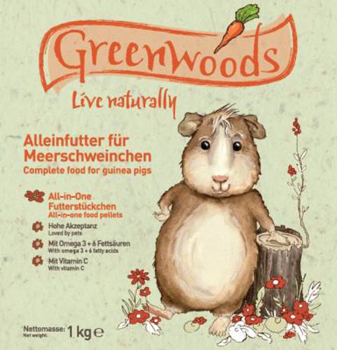 Greenwoods pokarm dla świnek morskich 3 kg