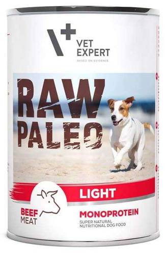 Vet Expert Raw Paleo Light z wołowiną 400g