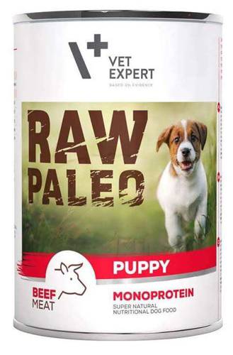 Vet Expert Raw Paleo Puppy z wołowiną 400g