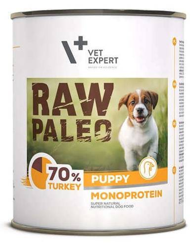 Vet Expert Raw Paleo Puppy z indykiem 800g