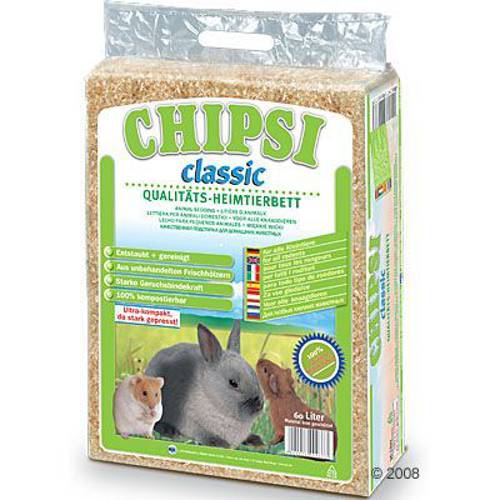 Chipsi Classic podściółka dla małych zwierząt 20 kg