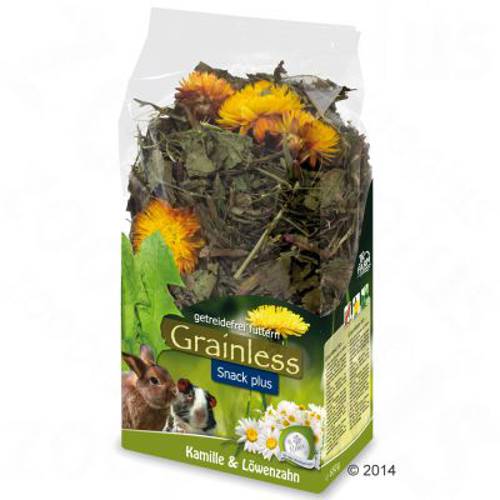 JR Farm Grainless Snack plus w pakiecie przysmak dla królików i gryzoni 3 smaki, 300 g