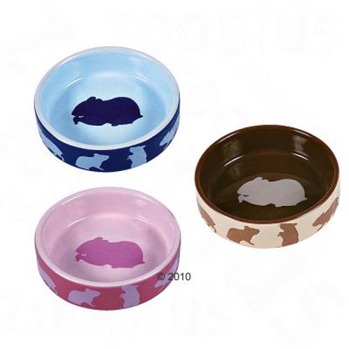 Trixie miseczki ceramiczne dla gryzoni Ø 11 cm, 250 ml, dla królika