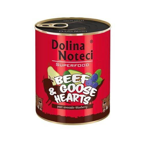 Dolina Noteci SuperFood Wołowina z Sercami Gęsi 6x800g