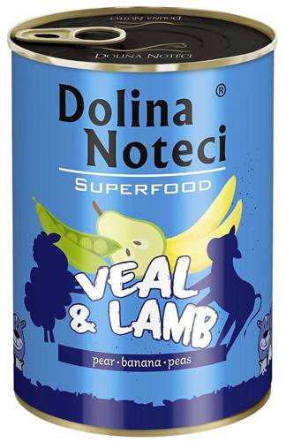 Dolina Noteci SuperFood Cielęcina i Jagnięcina 6x400g