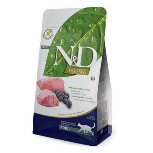Farmina N&D Cat Grain Free, jagnięcina i borówki 1,5 kg