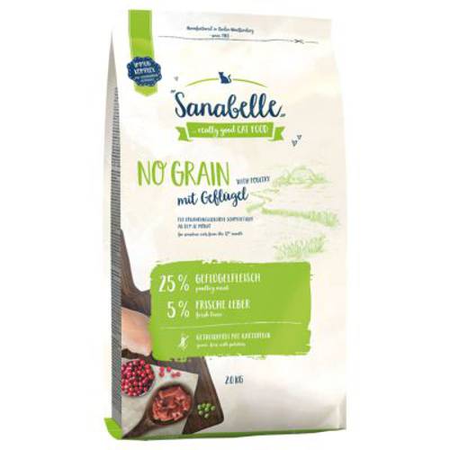 Sanabelle No Grain, kurczak 2 x 10 kg