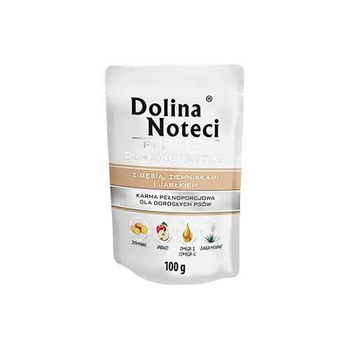 Dolina Noteci Premium Gęś z jabłkiem 10x100g