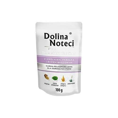 Dolina Noteci Premium Królik z brązowym ryżem 10x100g