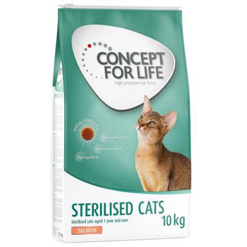 Concept for Life Sterilised Cats, łosoś 10 kg