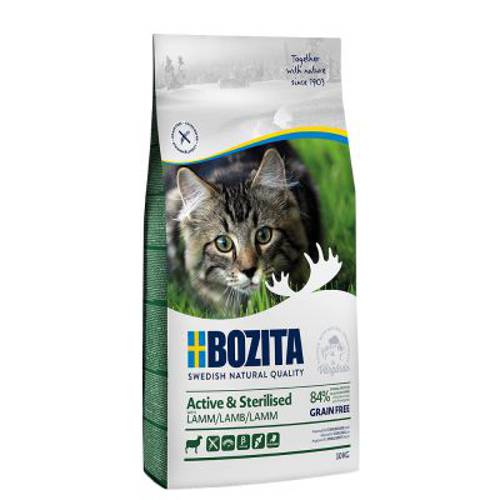 Bozita Grainfree Active & Sterilised, jagnięcina (bez zbóż) 10 kg