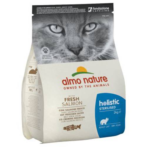 Almo Nature Sterilised łosoś z ryżem 2 kg