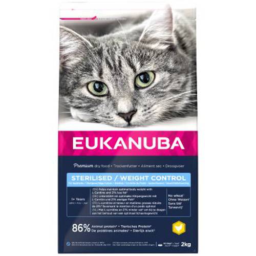 Eukanuba Sterilised / Weight Control Adult 3 x 2 kg