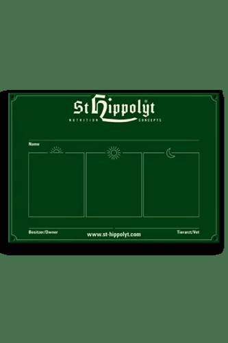 Tabliczka na boks St Hippolyt