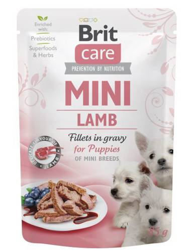 Brit Care Mini Puppy jagnięcina 12x85g