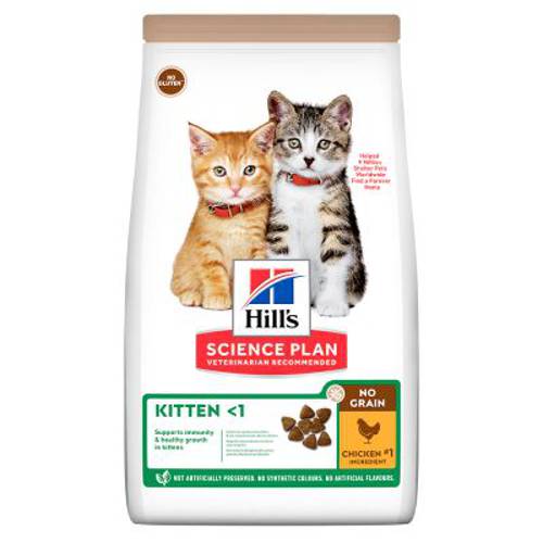 Hill's Science Plan Kitten <1 No Grain, kurczak 2 x 1,5 kg