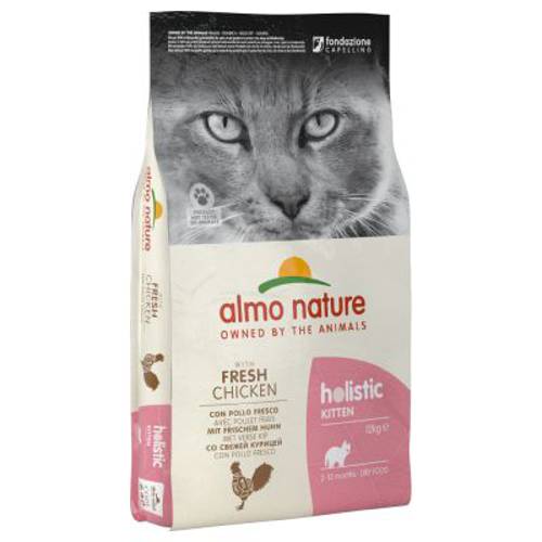 Almo Nature Holistic Kitten kurczak z ryżem 2 x 12 kg