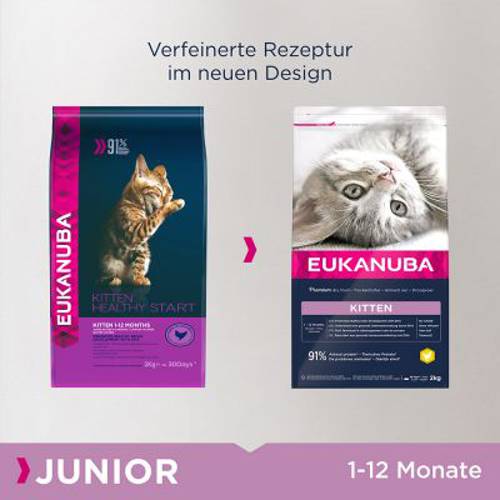 Eukanuba Healthy Start Kitten 3 x 2 kg