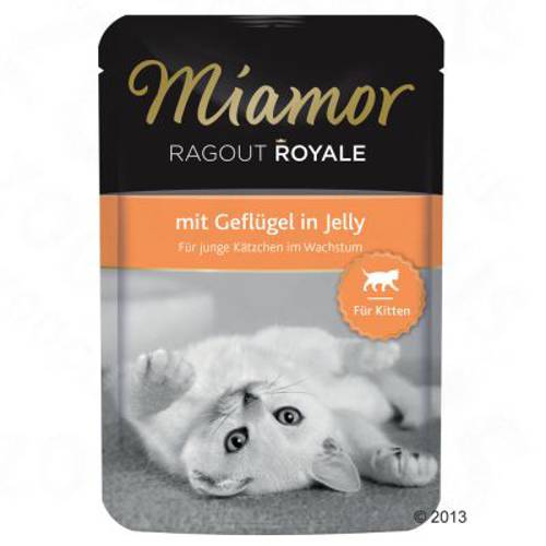 Miamor Ragout Royale Kitten, 22 x 100 g Drób