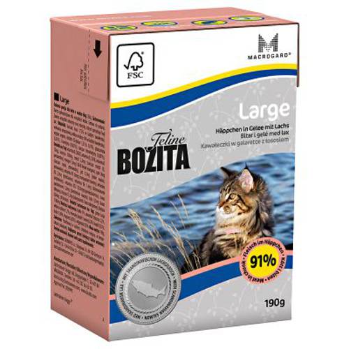 Bozita Feline w galarecie, 6 x 190 g Large