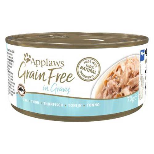 Megapakiet Applaws Grainfree w sosie, 24 x 70 g  Kurczak z kaczką