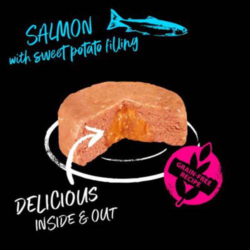 Tigeria, 6 x 85 g  Indyk i łosoś z batatami i szpinakiem