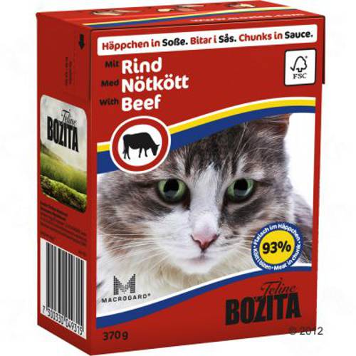 Megapakiet Bozita w sosie, 24 x 370 g Kurczak z indykiem