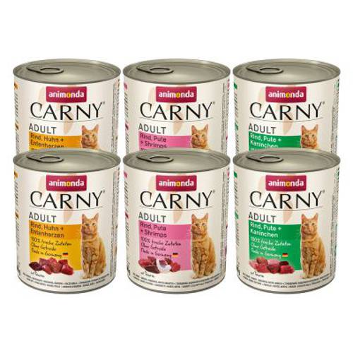 Animonda Carny Adult, 6 x 800 g Wołowina