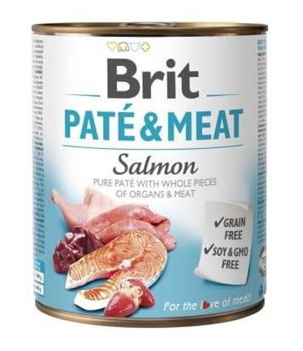 Brit Pate&Meat Salmon Łosoś 6x800g