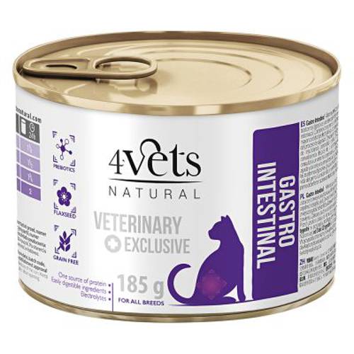 4Vets Natural Gastro Intestinal  6 x 185 g
